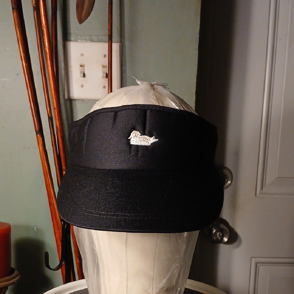 Cintas Black Visor with Embroidered Logo